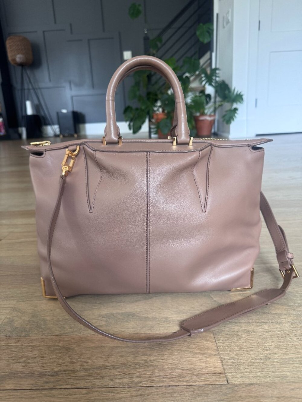 Alexander Wang Emile Top Handle Neutral Bag